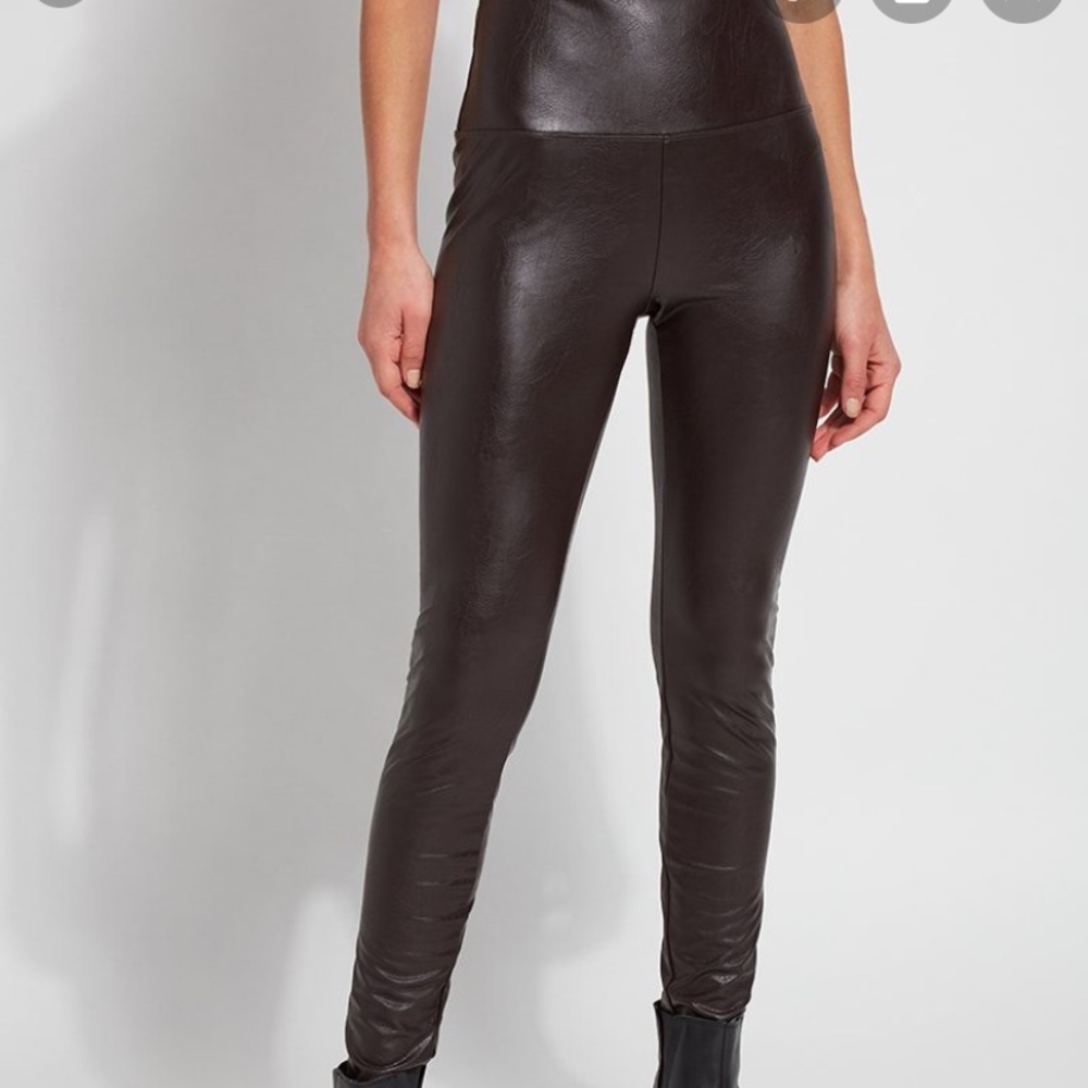 Lysée high waist vegan leather leggings, size S